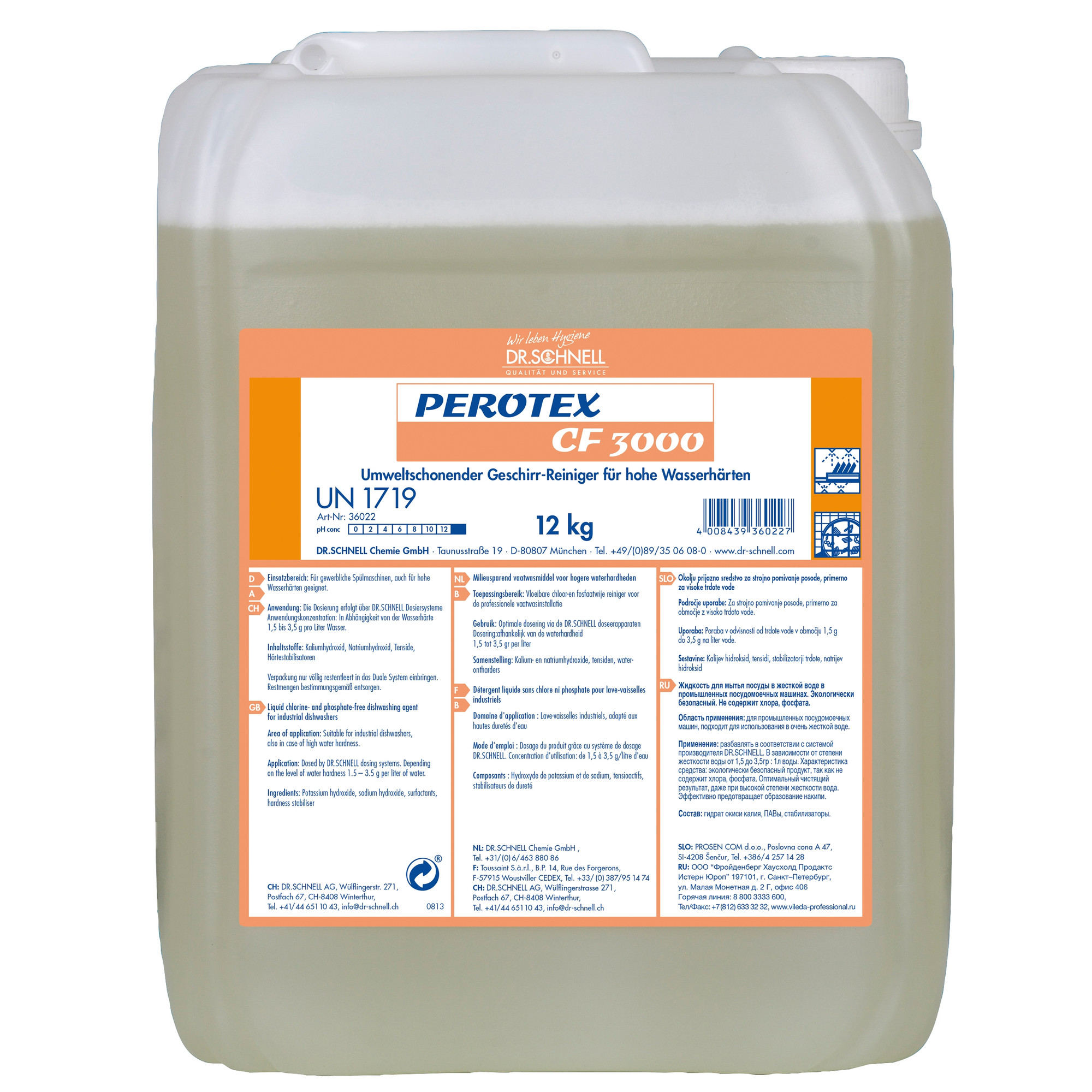 Perotex CF 3000 Geschirrreiniger, 12 kg Kanister